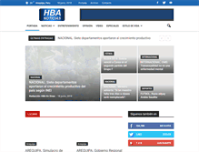 Tablet Screenshot of hbanoticias.com